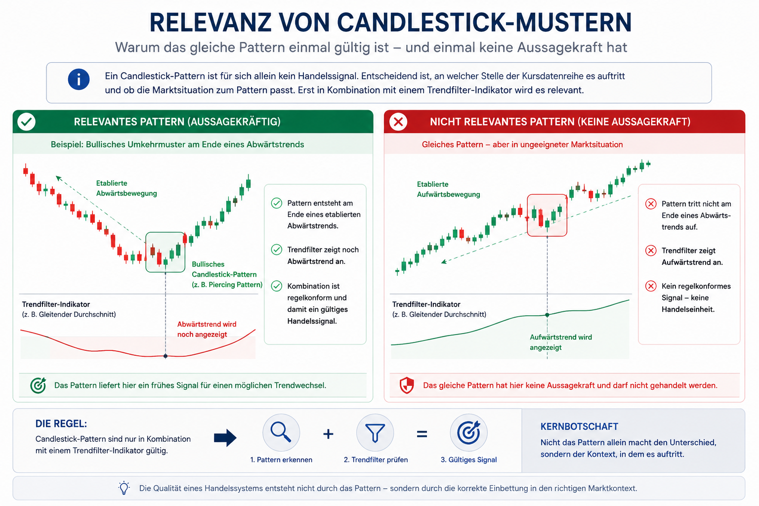 Candlesticks einsetzen