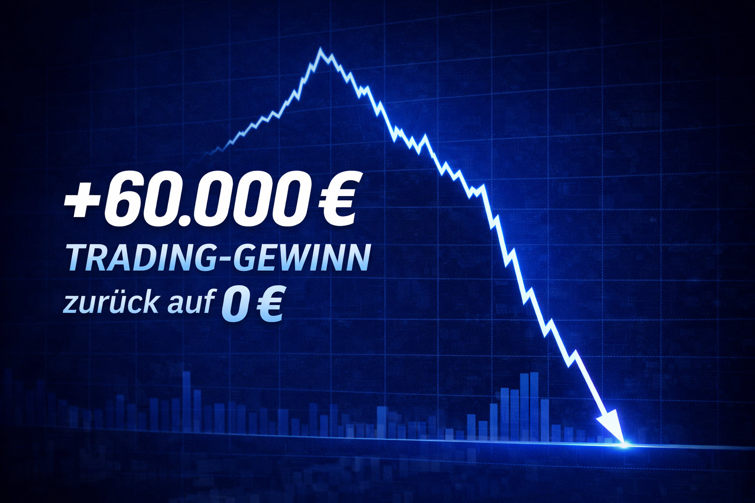 Trading Fehler Kapitalkurve Einbruch