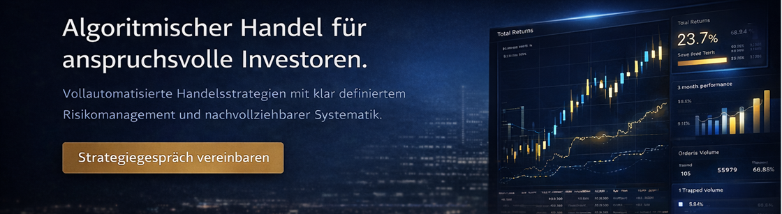 Algorithmischer Handel für anspruchsvolle Trader und Investoren