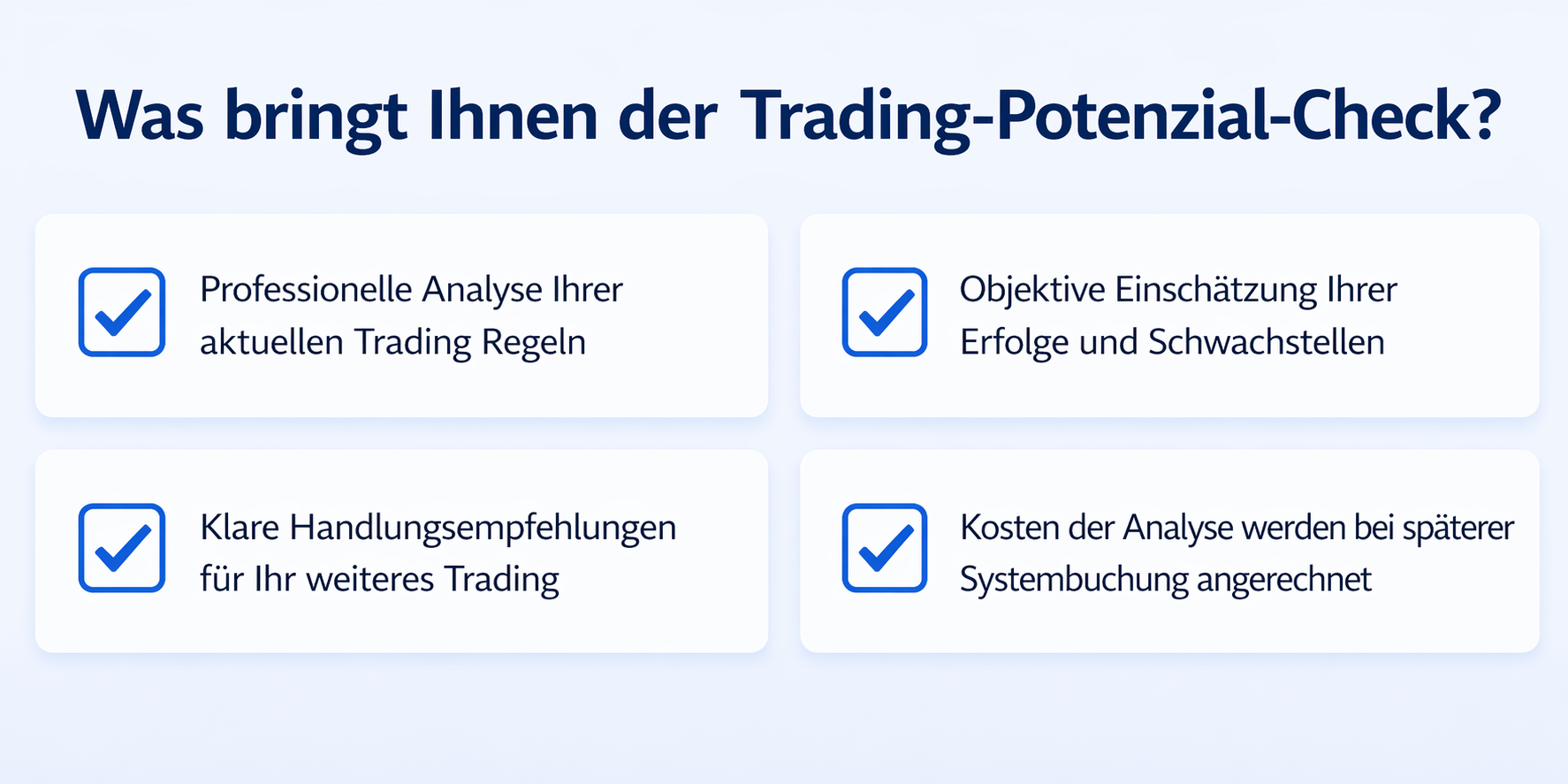 Was bringt der Trading Poptenzial Check