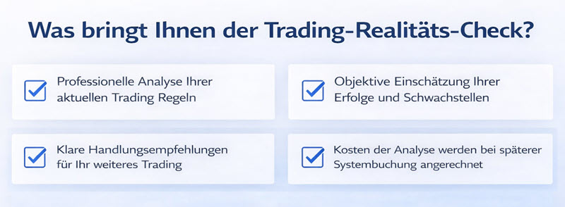 Was bringt der Trading Realitäts Check